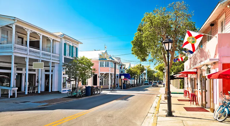 Duval Street is the spine and urethra of Key West. - SHUTTERSTOCK / xbrchx