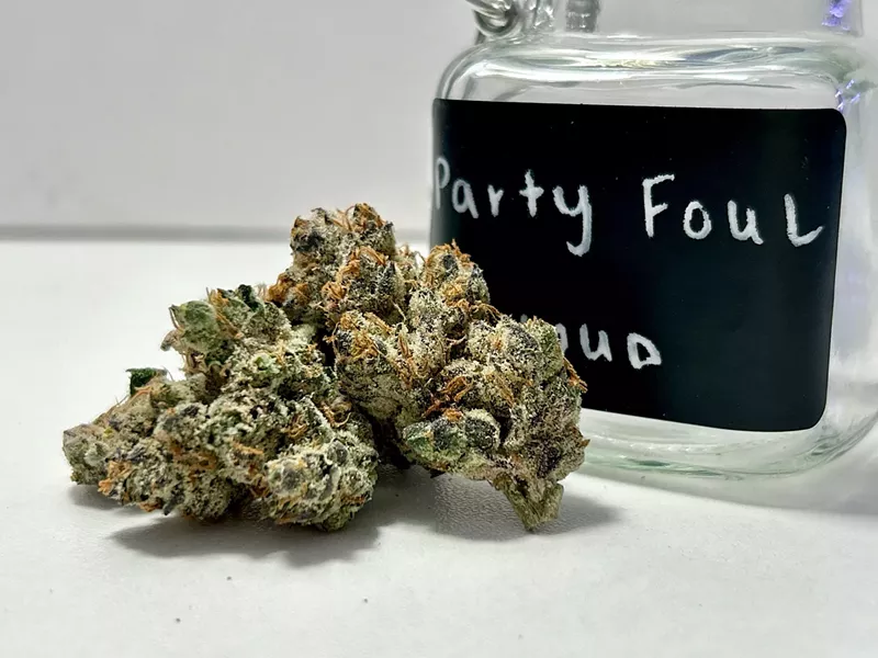 Party Foul by Michigan Loud Flower is a strong, pungent strain that can lock you to the couch. - Steve Neavling