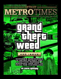 The Metro Times 4/20 issue is out now. - Photo-illustration by Haimanti Germain