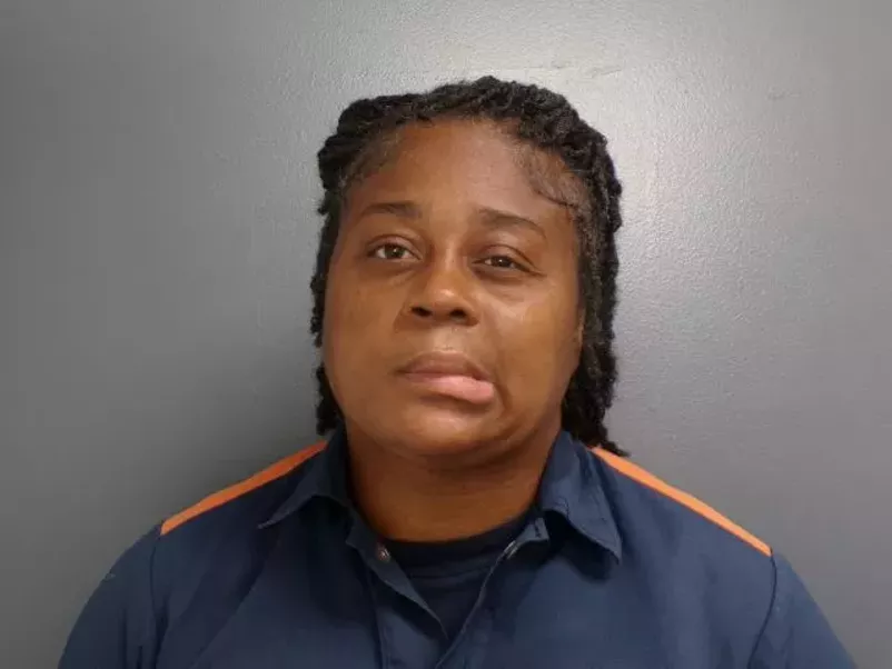 Krystal Clark, an inmate at Huron Valley Correctional Facility, has mold poison from the prison, which has made her face swollen and contorted. - Michigan Department of Corrections