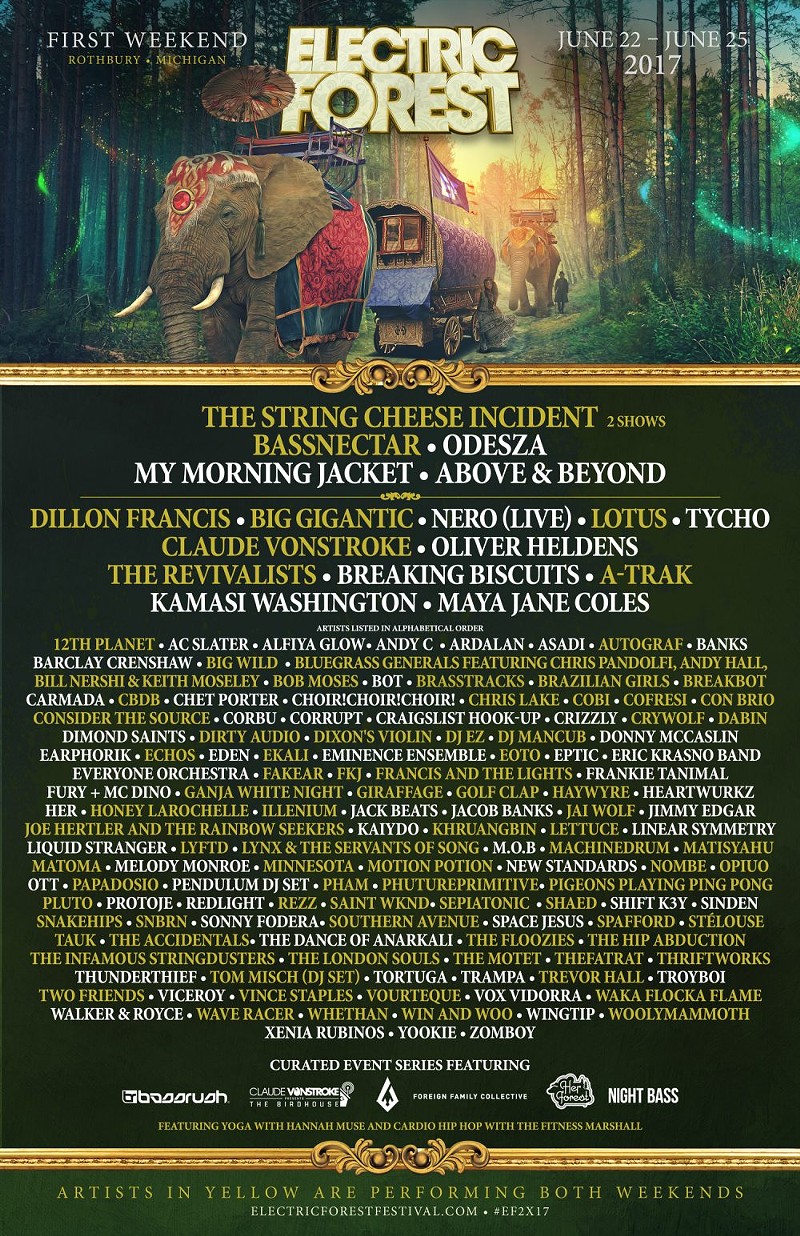 Electric Forest reveals 2017 daily stage schedule, releases more tickets for first weekend (2)