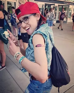 The author rocking an 89X temporary tattoo circa 2016. - Courtesy photo