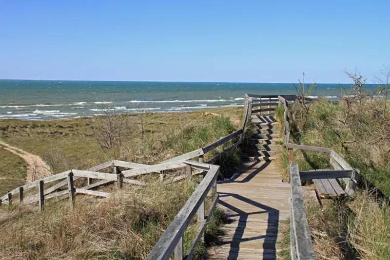 New Buffalo Beach. - Shutterstock