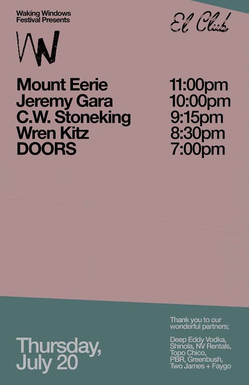 Waking Windows Festival at El Club releases set times for this weekend (2)