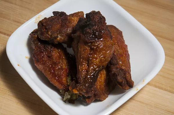 Kuzzo's wings. - Tom Perkins