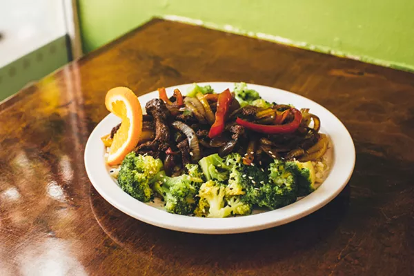 Seitan pepper steak at Detroit Vegan Soul - Courtesy photo