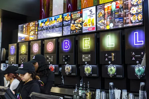 Taco Bell Cantina in Las Vegas circa December 2016. Photo via Shutterstock.
