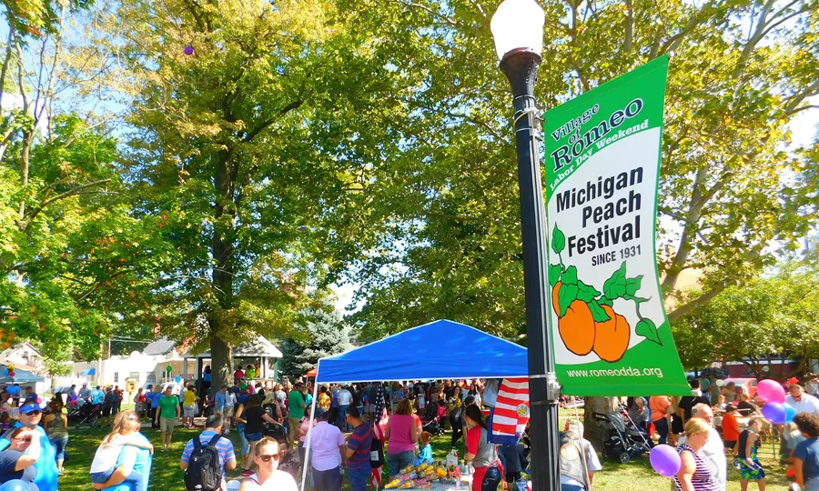 Romeo Peach Festival. - Larry Sobczak, The Record Newspaper