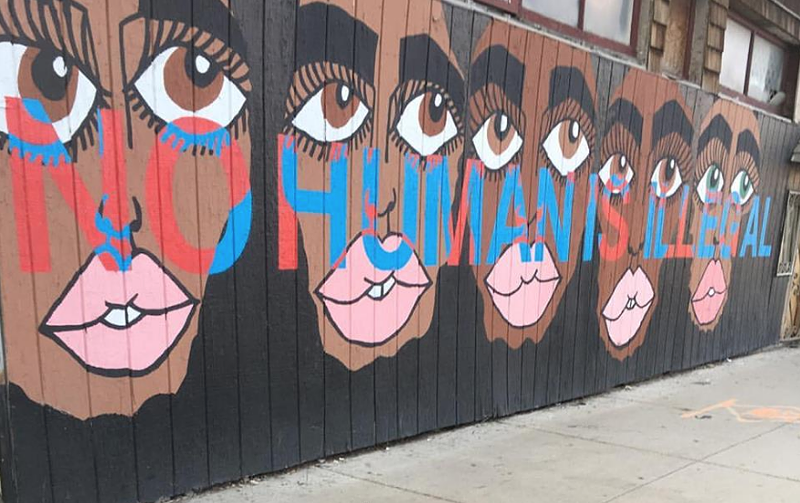 A mural by artist Marilyn Rondon outside of El Club in Southwest Detroit. - Courtesy El Club's Facebook