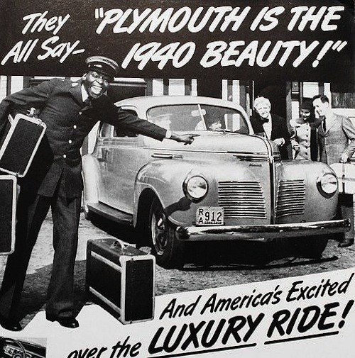 Chrysler ad for Plymouth automobile.