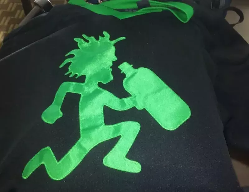 A bit of Juggalo-inspired art spotted this morning in Washington, D.C. - Photo courtesy Chad Carsten