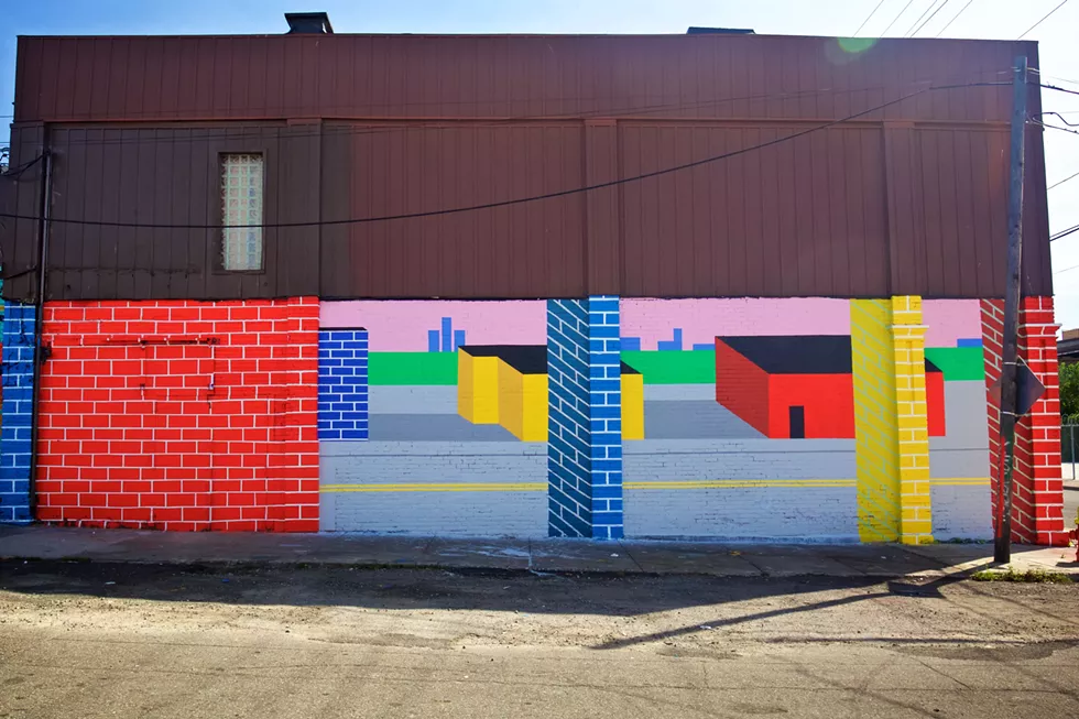 A mural created by artist Vaughn Taormina for the 2016 Murals in the Market festival. - COURTESY PHOTO