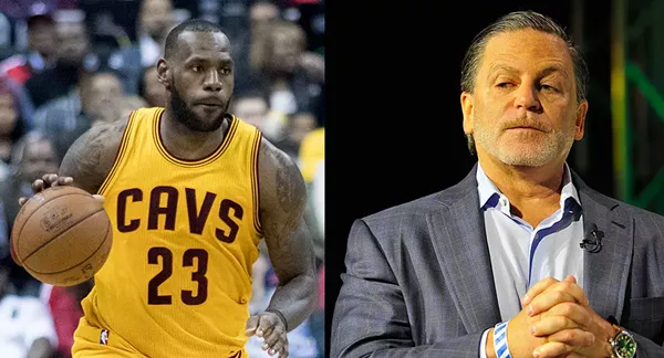 LeBron James and Dan Gilbert. - Keith Allison/Steve Jennings (Wikimedia Creative Commons)