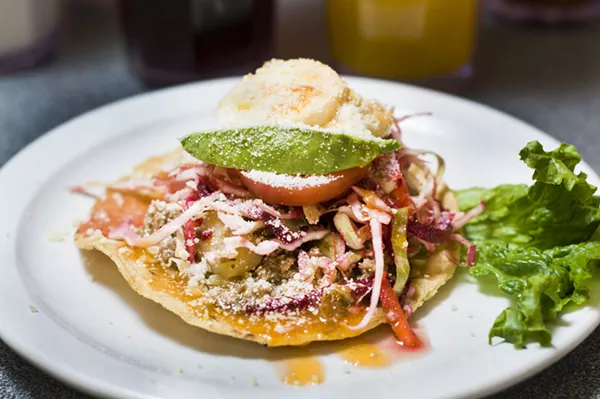 Catracho/enchilada at Antonio's - Tom Perkins