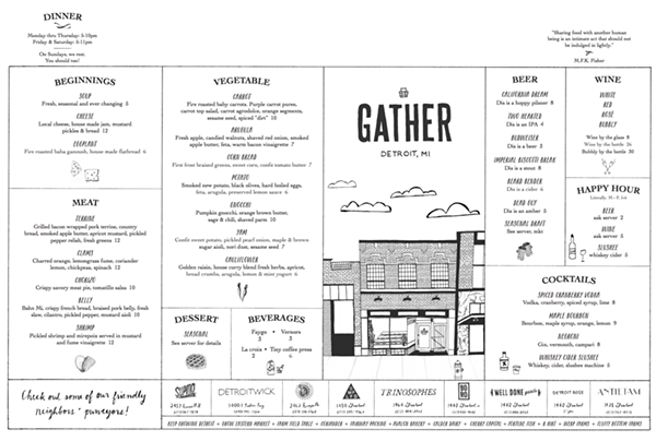 Click on the menu to enlarge.