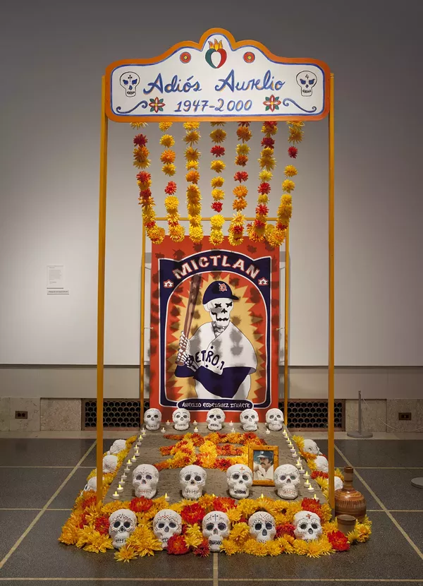 An ofrenda altar from last year’s display at the DIA by Gabrielle and Juan Javier Pescador of Ann Arbor - Courtesy of the Detroit Institute of Arts