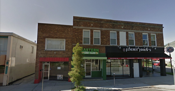 533 W. Cross St. is the center business. - STREETVIEW