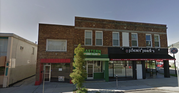 533 W. Cross St. is the center business. - Streetview