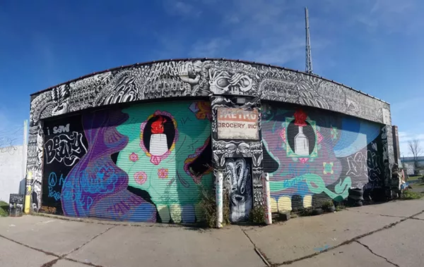Detroit muralist WC Bevan turns political angst into artistic ecstasy