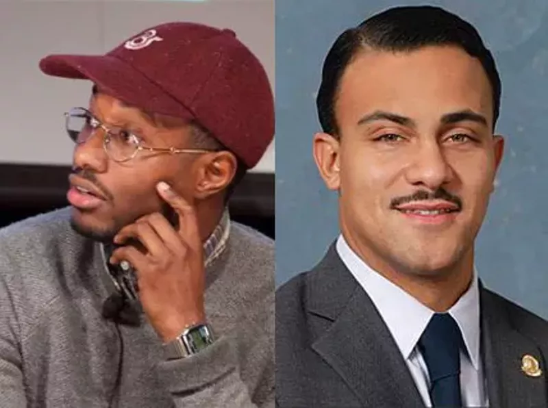 John Conyers III, left, and Ian Conyers, right. - Facebook/Wikimedia Commons