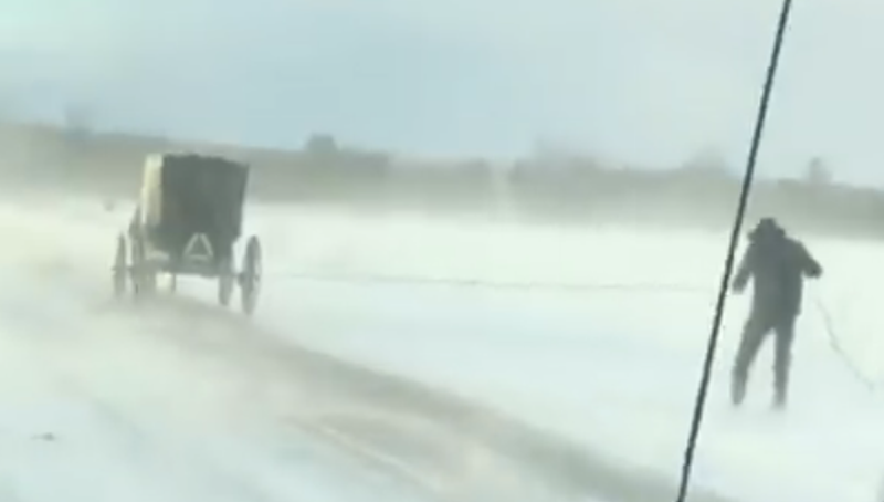 Amish buggy skiing is a thing, and it is gnarly (2)