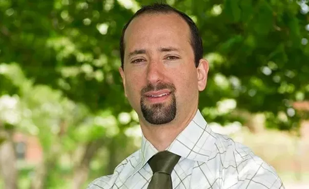 Councilmember Gabe Leland before his narrow District 7 win in 2013. - Courtesy photo