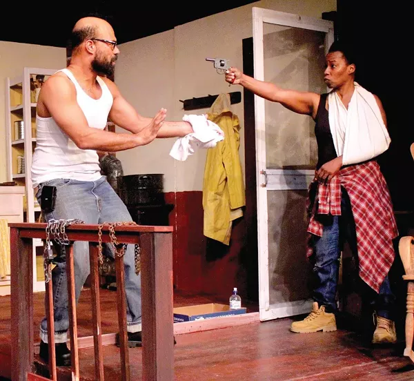 Jonathon West (left) and Yolanda Jack star in 'Dauphin Island' at the Detroit Repertory Theatre. - Photo courtesy Detroit Repertory Theatre