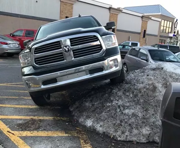 This parking job is pure Michigan