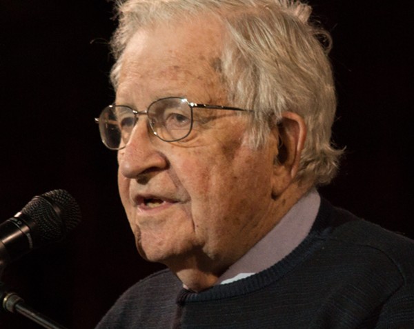 Noam Chomsky will speak in Dearborn on Sunday