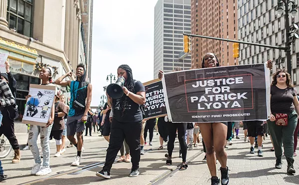 Detroiters march for justice for Patrick Lyoya, the Grand Rapids man killed by a police officer