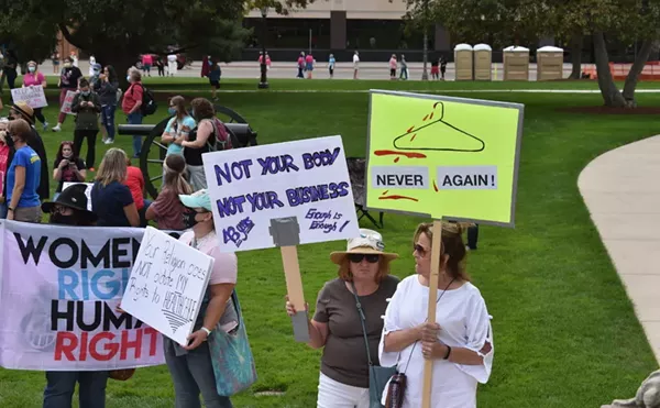 Hundreds rally at the state Capitol for the MI Body MI Choice event on Oct. 2, 2021.