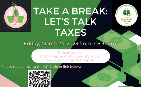 Take A Break: Let's Talk Taxes