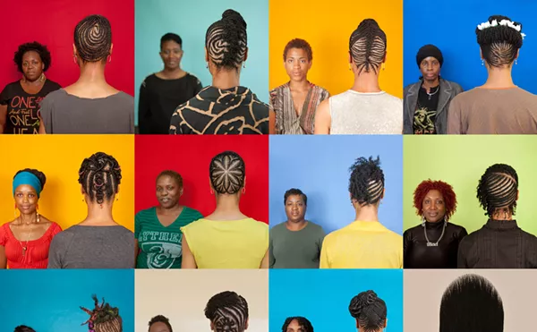 In her &ldquo;Hair Craft Project,&rdquo; Clark asked hairstylists to use her head as a canvas.