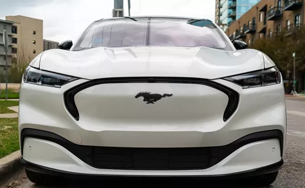 The all-electric 2023 Ford Mustang Mach-E.