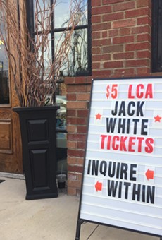 You can pick up $5 tickets for Jack White’s Detroit show at Third Man Records
