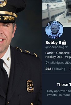 Is Shelby Twp. Police Chief Robert J. Shelide Metro Times troll @sheepdawg711?