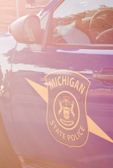 Michigan State Police car.