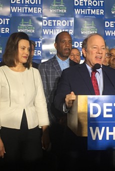 Detroit Mayor Mike Duggan endorses former state Sen. Gretchen Whitmer for Michigan governor.