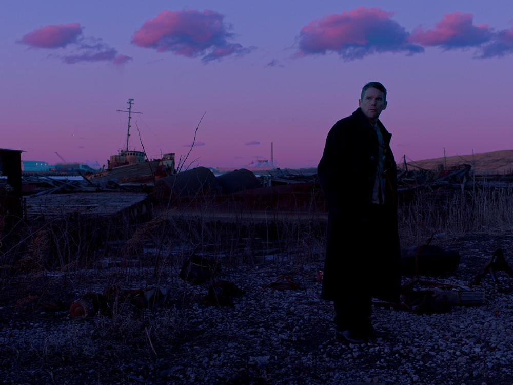 Ethan Hawke plays a reverend who has an existential crisis of faith in Paul Schrader’s First Reformed.