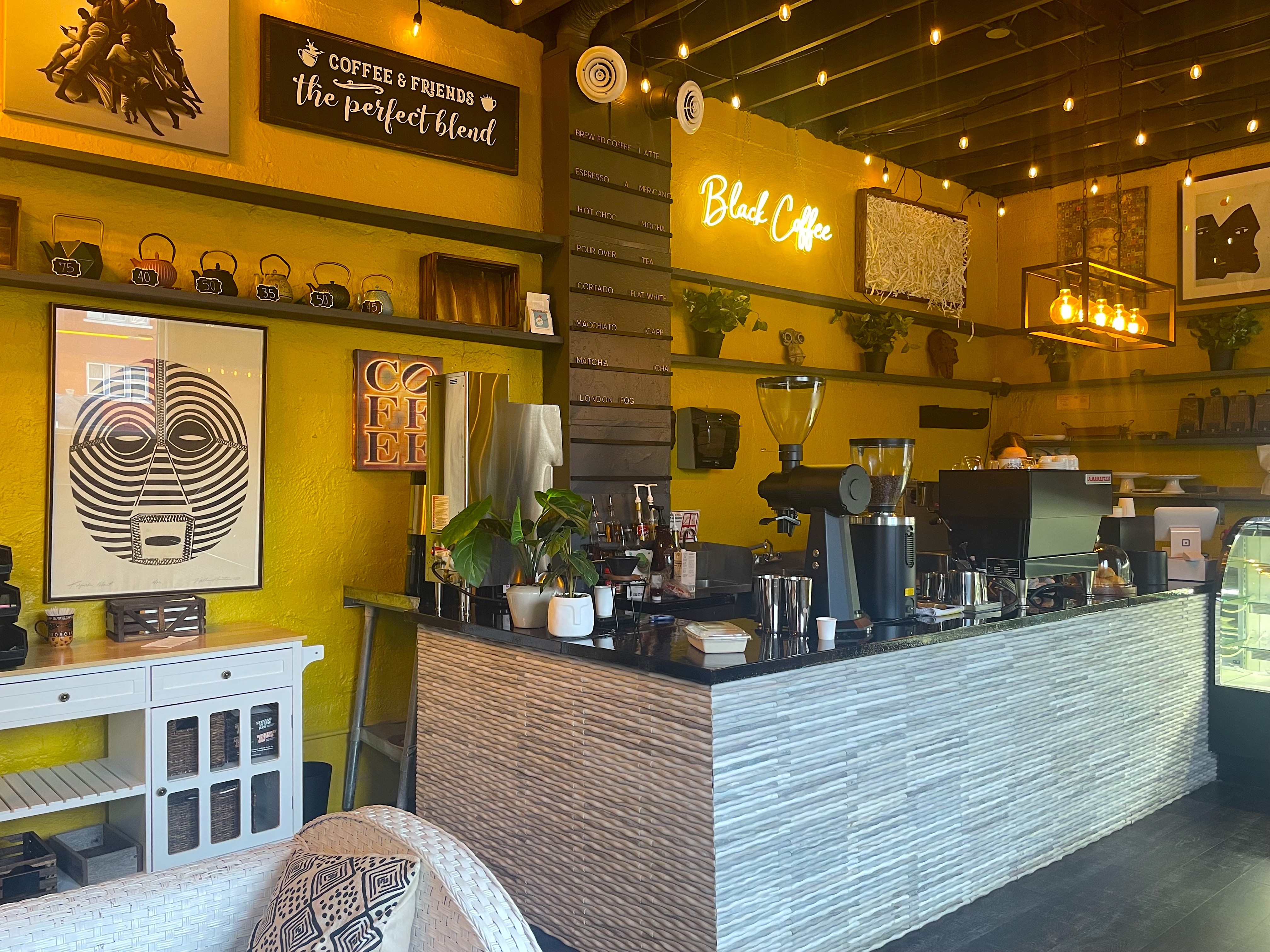Black Coffee Cafe is the North End's newest coffee shop. Well