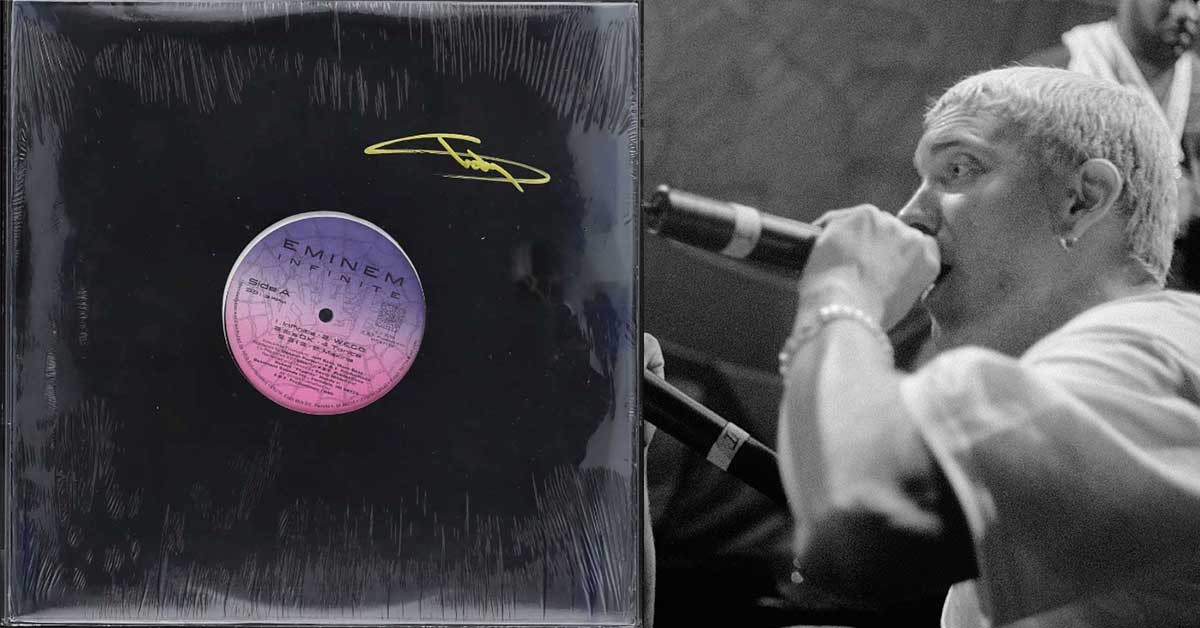 Eminem's very first and extremely rare vinyl album will be auctioned off
