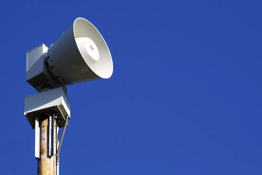 Heads up Tornado sirens will go off at 1 p.m. Wednesday for a test