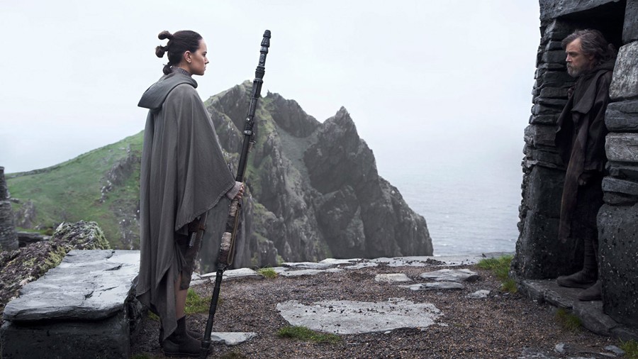 The Last Jedi's Rey (Daisy Ridley) and Luke (Mark Hamill) recall Luke and Yoda in The Empire Strikes Back — but this will be very different for both.