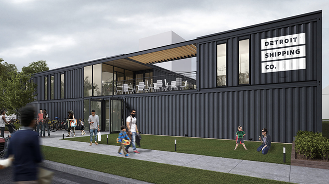 Shipping Container food hall opens in Cass Corridor on Friday