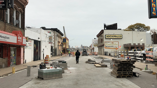 Detroit’s multimillion-dollar streetscape project a pain for small businesses