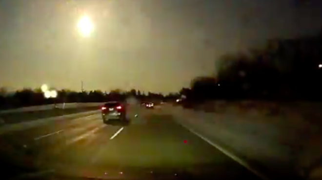 A loud boom and bright light were heard and seen around southeast Michigan shortly after 8 p.m. on Tuesday evening.