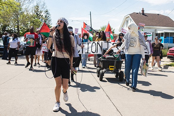 Metro Detroiters march for Palestine on 74th anniversary of Nakba