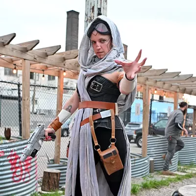 Fans at Detroit's Space Dive event on Friday.