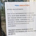 Novi ammo store's anti-mask sign was nothing more than 'a publicity stunt,' police say