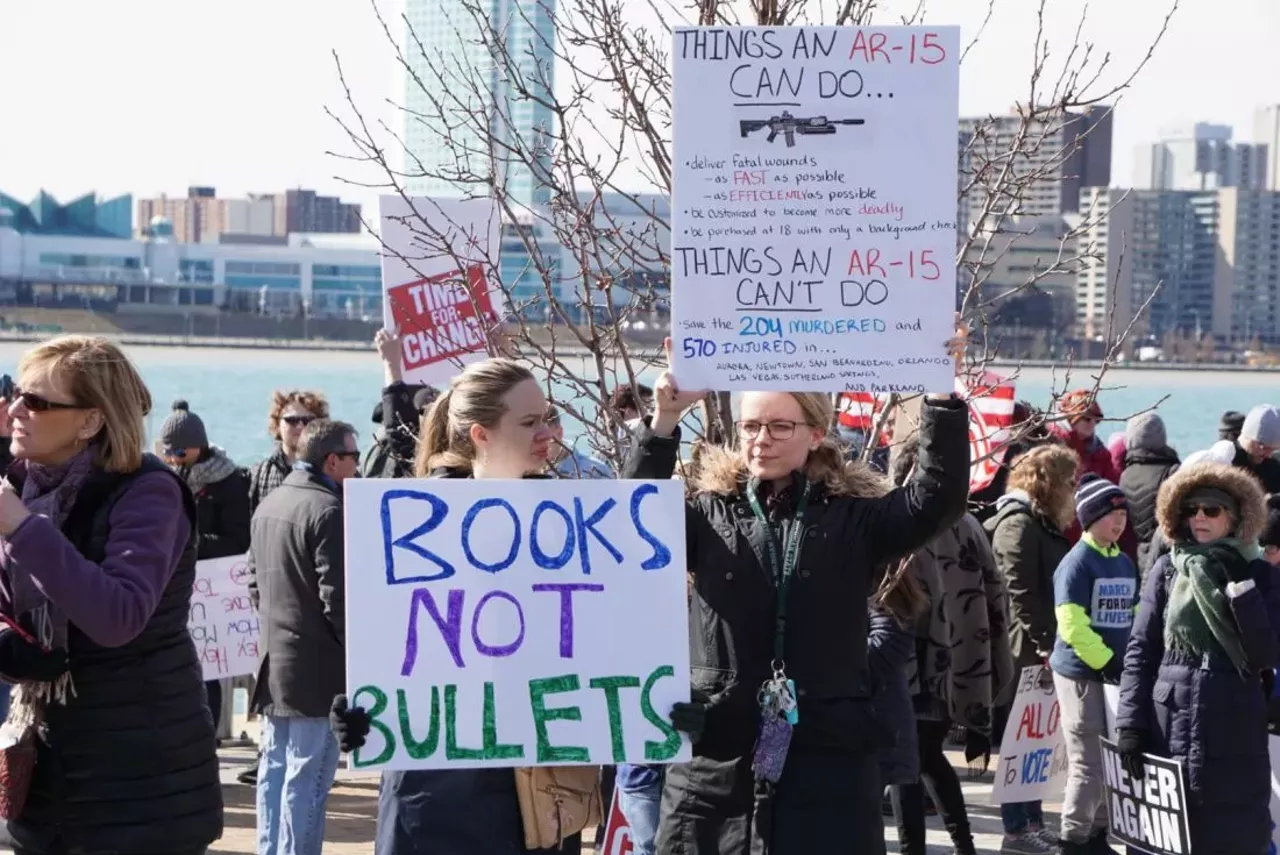 All the best signs we saw at March for our Lives in downtown Detroit